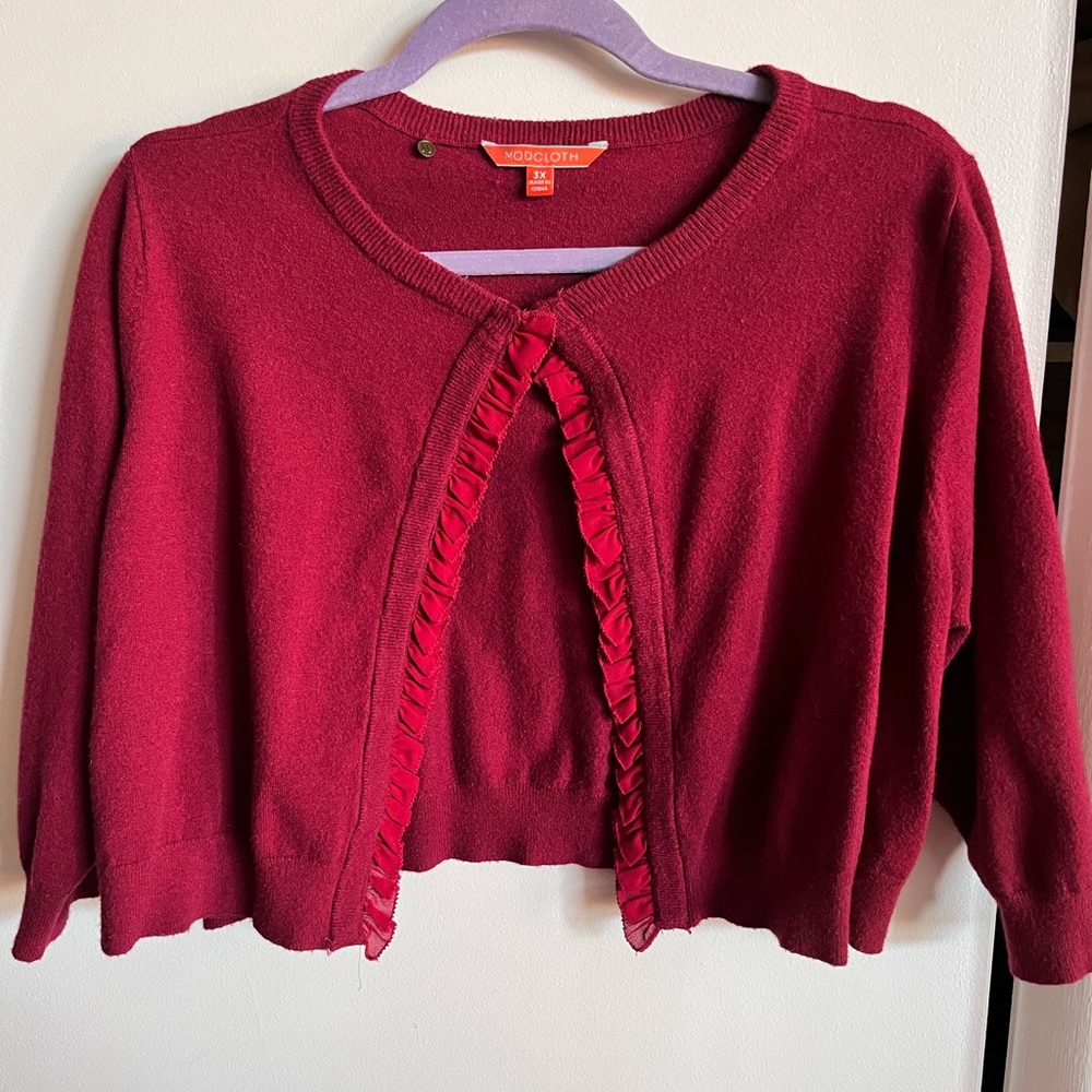 ModCloth cropped cardigan